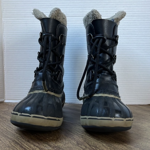 Sorel Kids Waterproof Boots Winter Snow boots Black Size 3 - Picture 4 of 10